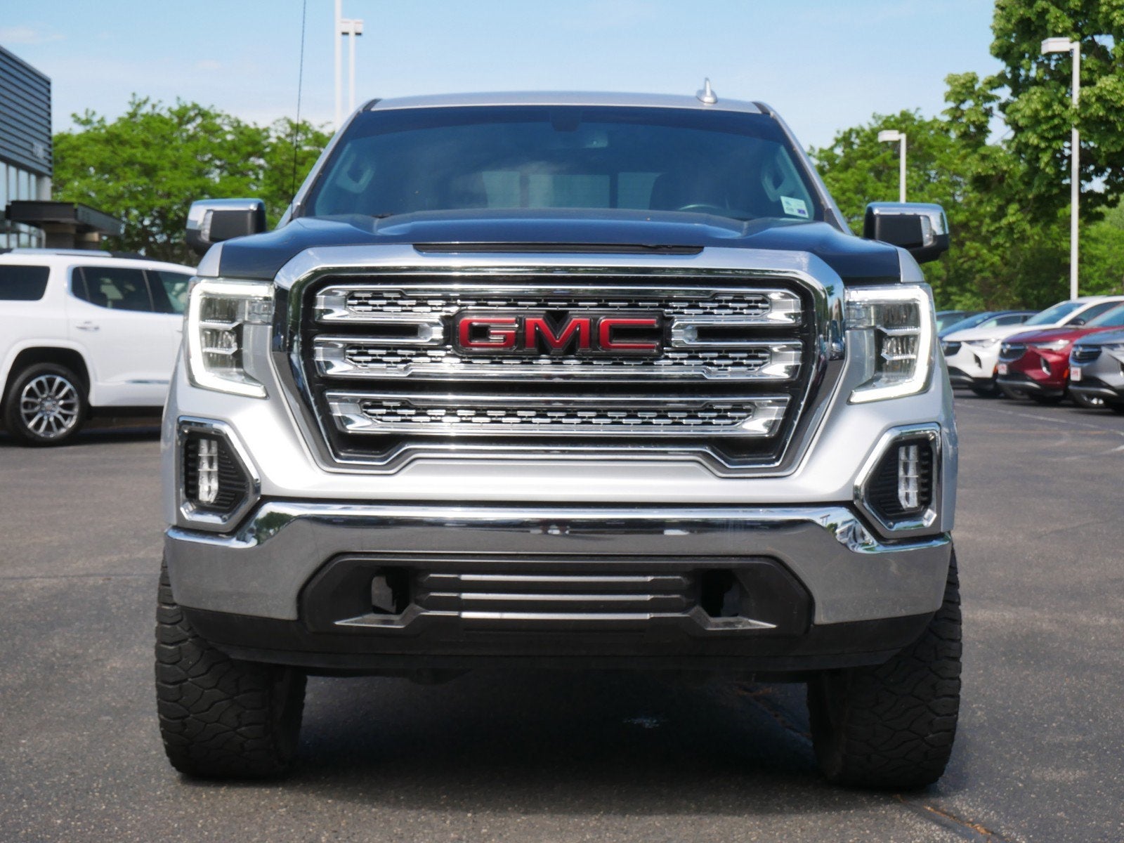 Used 2021 GMC Sierra 1500 SLT with VIN 3GTP8DED4MG429170 for sale in Apple Valley, Minnesota